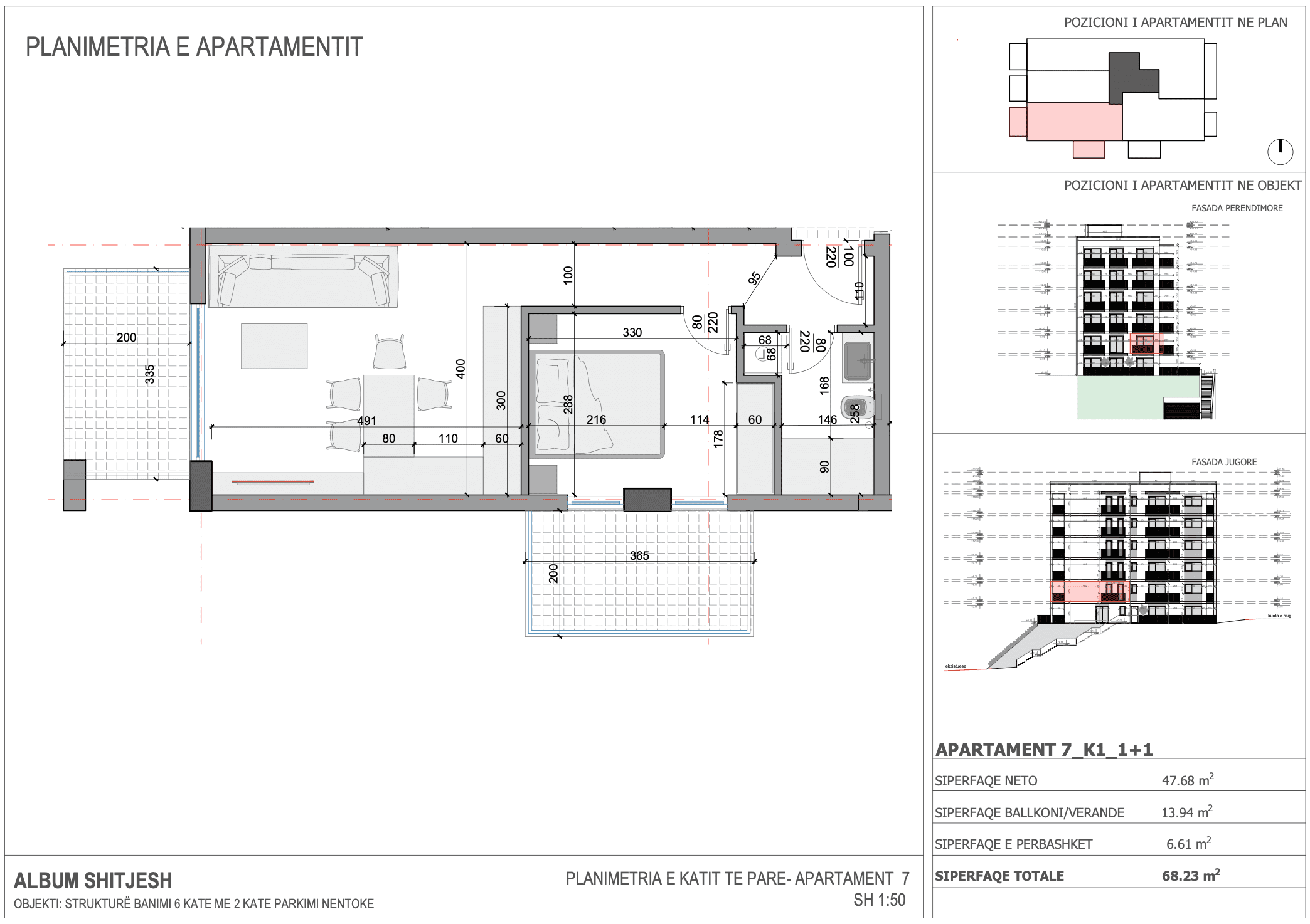 Seaview 1-Bedroom Apartment for Sale in Saranda – Modern Build on Butrinti Road