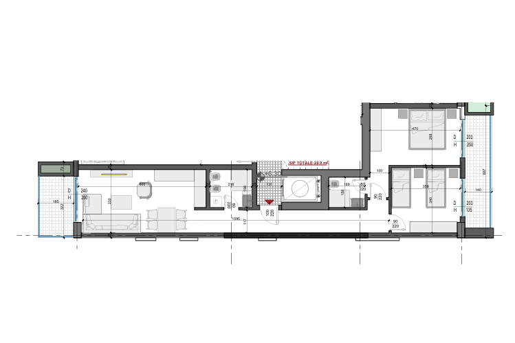 Sea View 2-Bedroom Apartment for Sale in Saranda – 109m², New Building, 100m from Beach