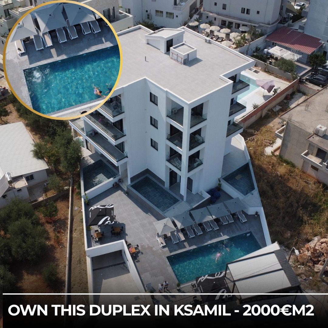 Luxury Duplex for Sale in Ksamil – New Building, Pool, Near Beach, 171.8m²