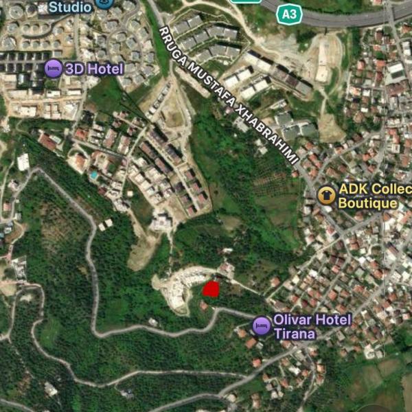Terreno Esclusivo in Vendita a Sauk, Tirana | 1,050 m² Vicino a Orion Green Valley Floor
