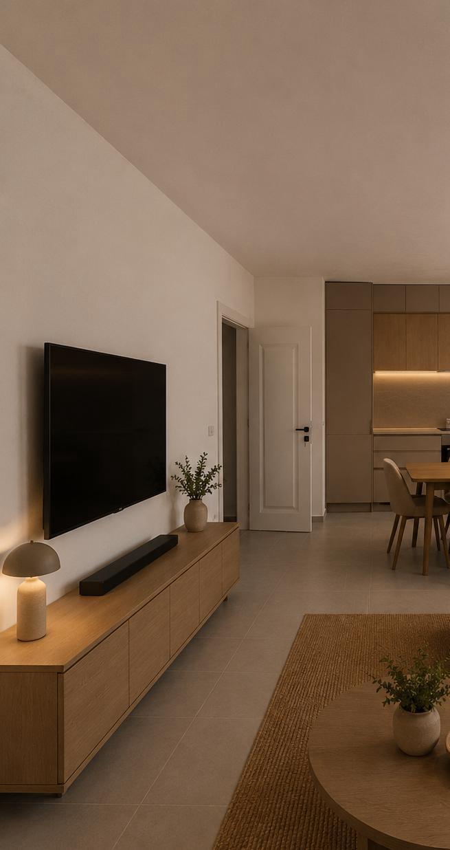 1+1 Apartment for Sale in Golem – New Building with Balcony & Natural Light