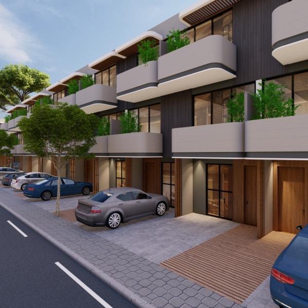 Таунхаус с 4 Спальнями на Продажу в La Dimora Residence | C-2 Middle Single Row с Видом на Сад и Сообщество