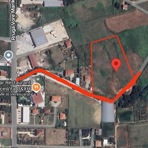 Land for Sale between Vorë and Marikaj, near Dolce Vita