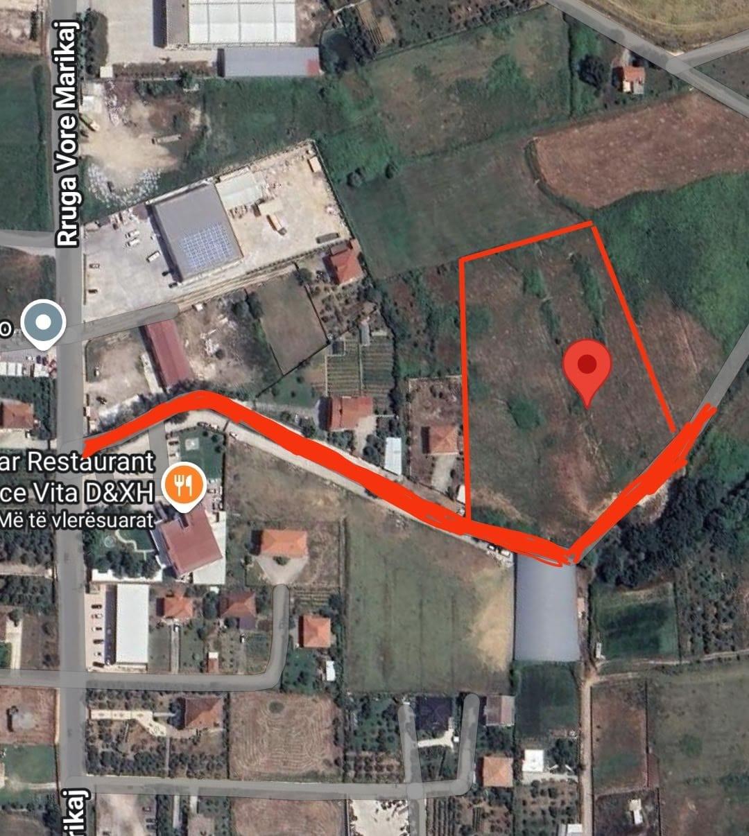 Land for Sale between Vorë and Marikaj, near Dolce Vita