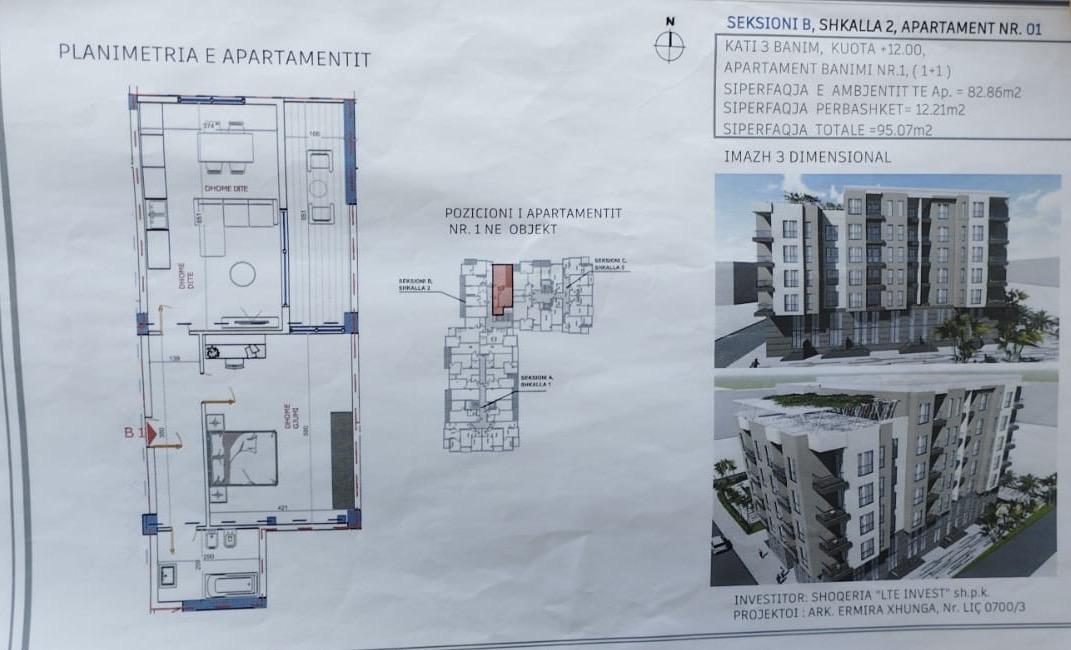 1+1 Apartment for Sale in Golem – New Building with Balcony & Natural Light