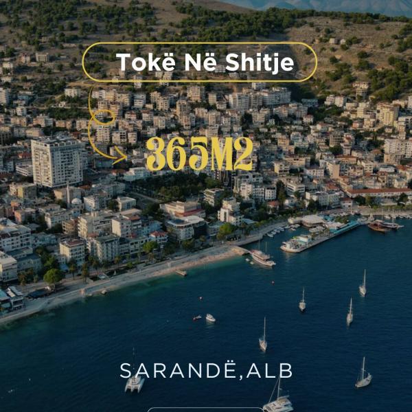 Tomt till salu i Saranda – 365m² tomt med havsutsikt, perfekt för investering i Albanien.