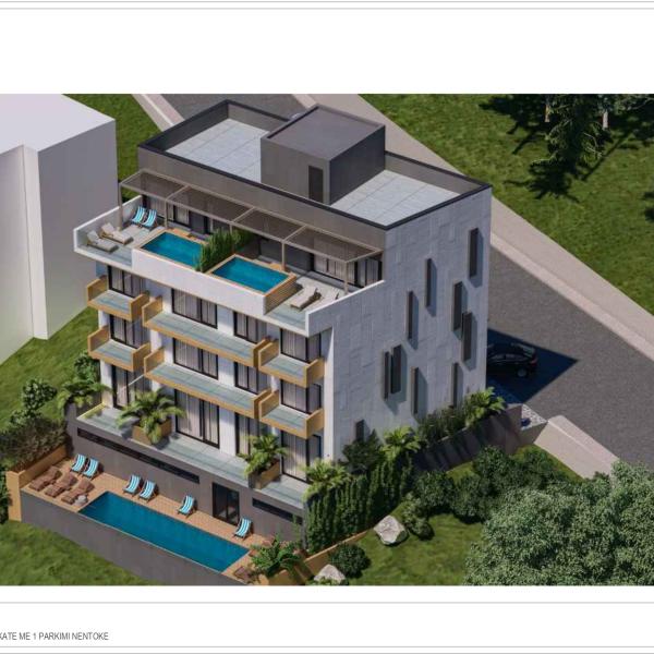 Apartament (2+1) na sprzedaż z widokiem na morze, Saranda, Albania