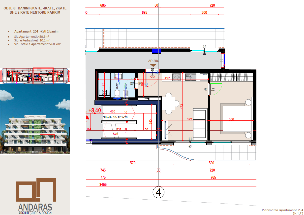 Modern 1-Bedroom Apartment for Sale in Saranda – Quiet Area, Excellent Layout & Flexible Payment Plan