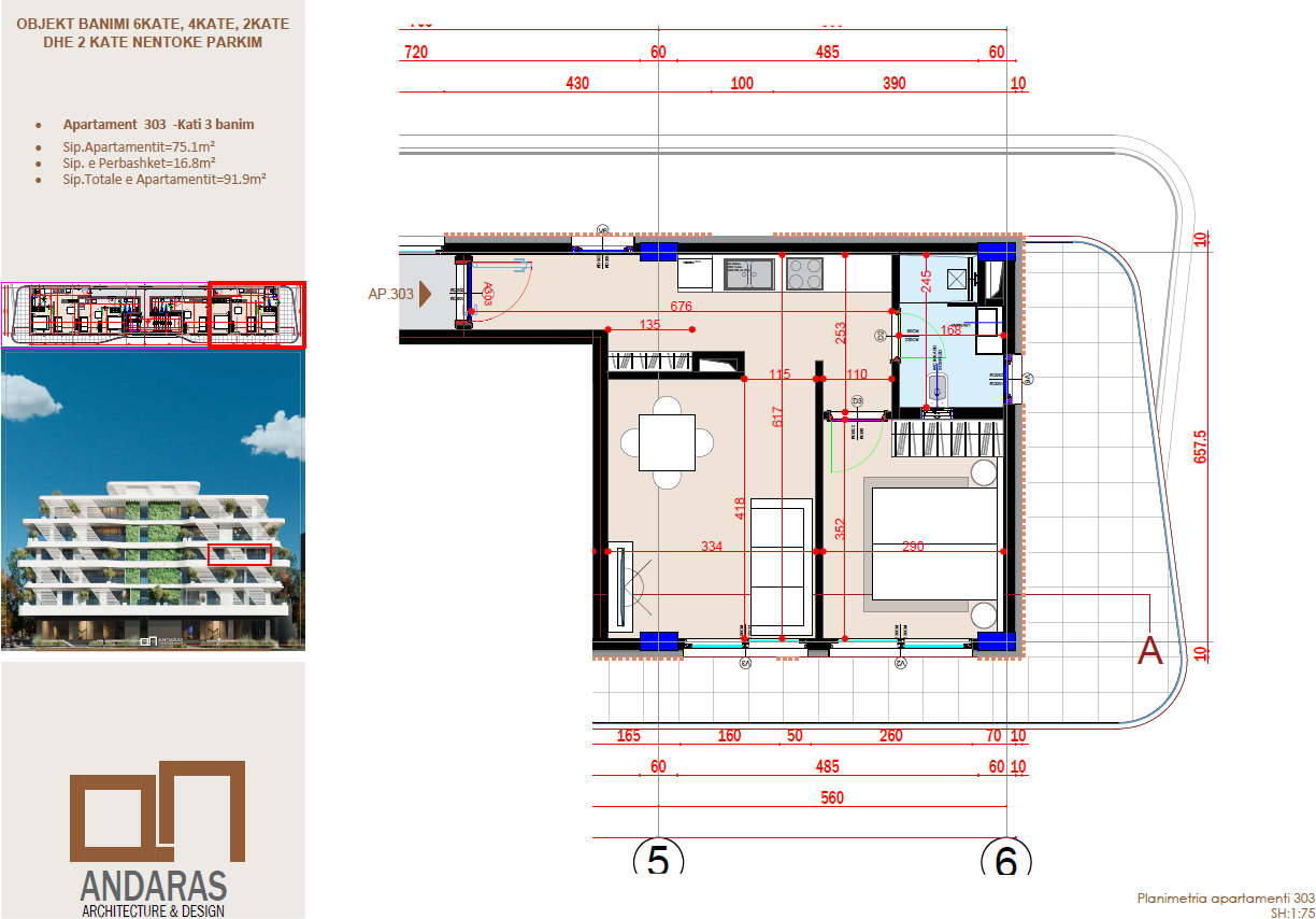 Spacious 1-Bedroom Apartment for Sale in Saranda – Quiet Neighborhood, Large Veranda & Flexible Payment Plan