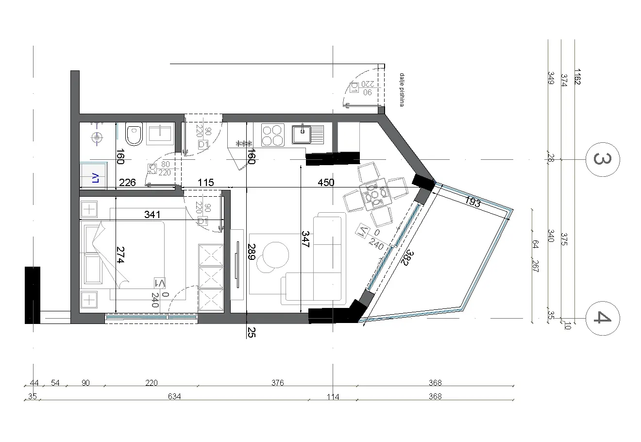 Modern 1-Bedroom Apartment in Ksamil – 62m² | €133,000