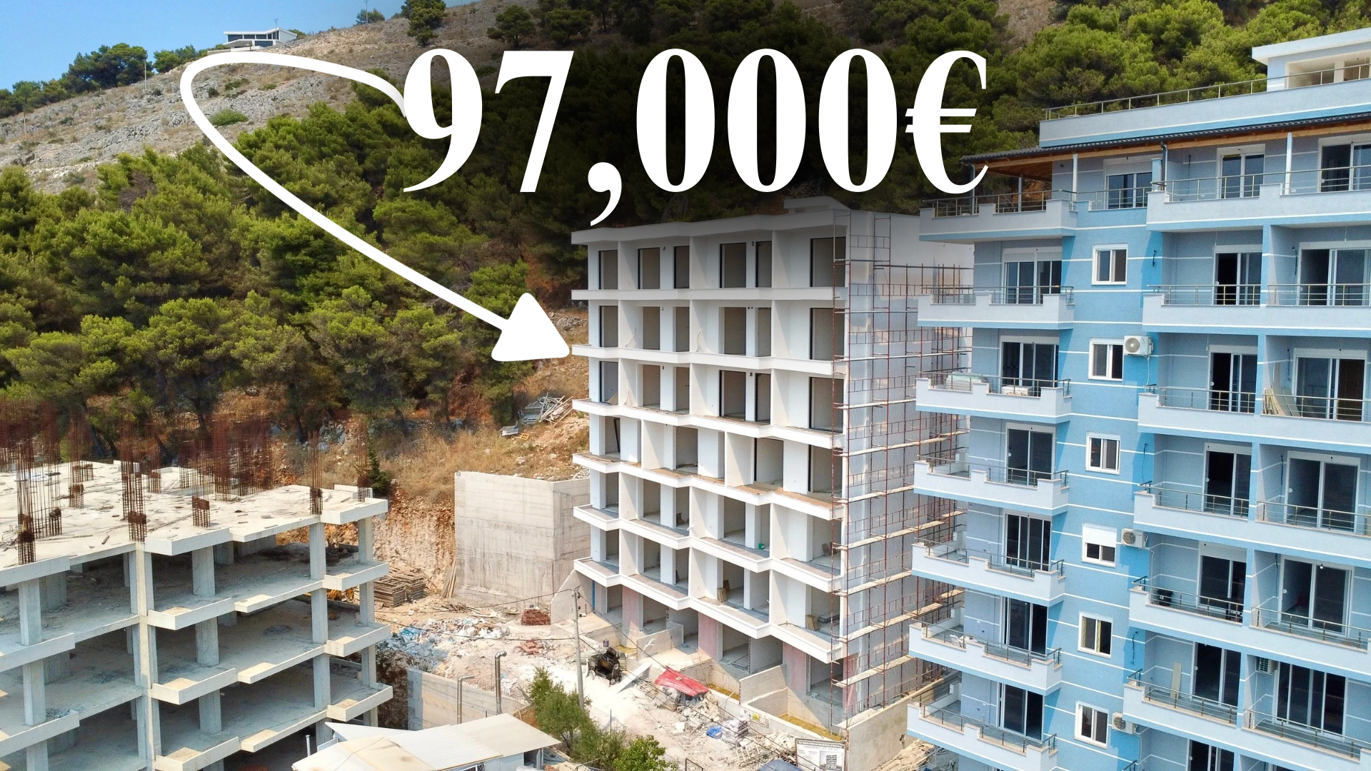 Apartament z 1 sypialnią i prywatnym basenem na sprzedaż w Sarandzie | Doskonała lokalizacja