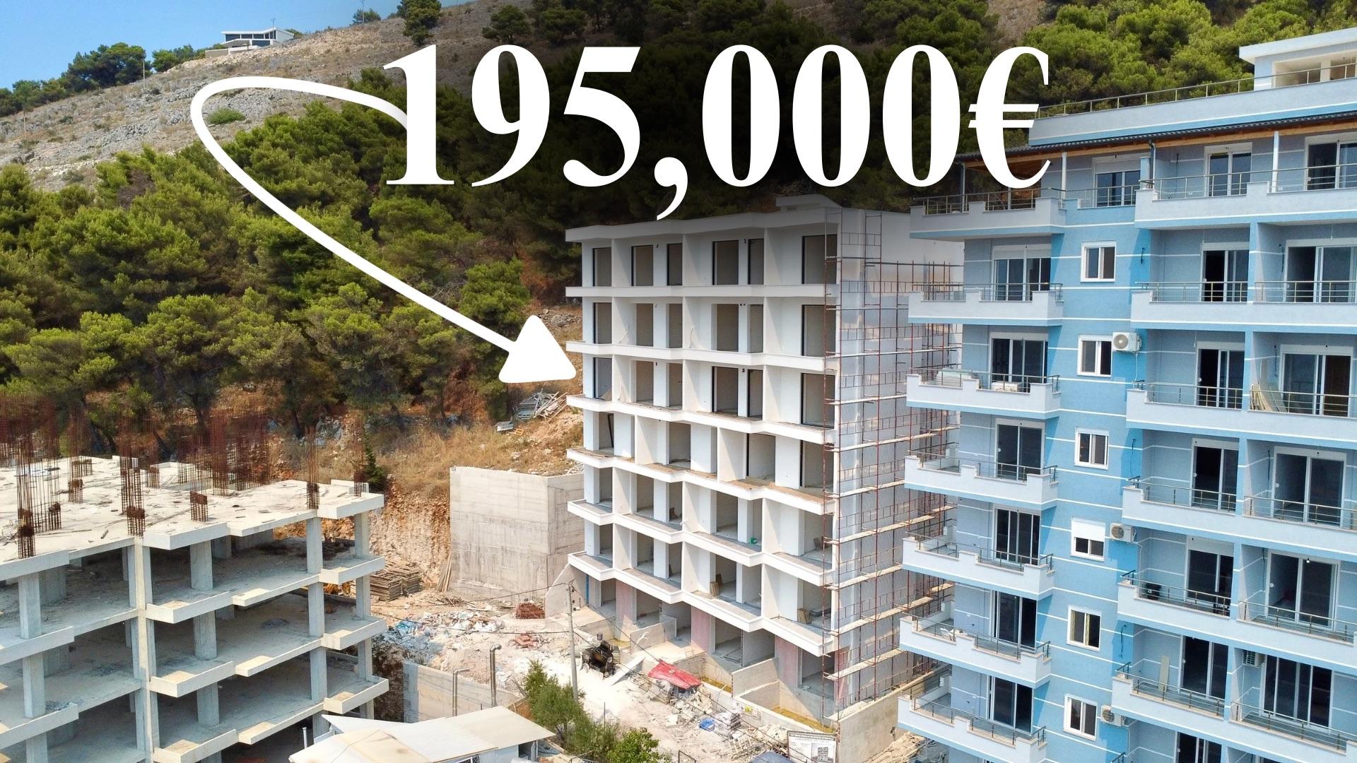 Apartament 2-pokojowy z prywatnym basenem na sprzedaż w Sarandzie