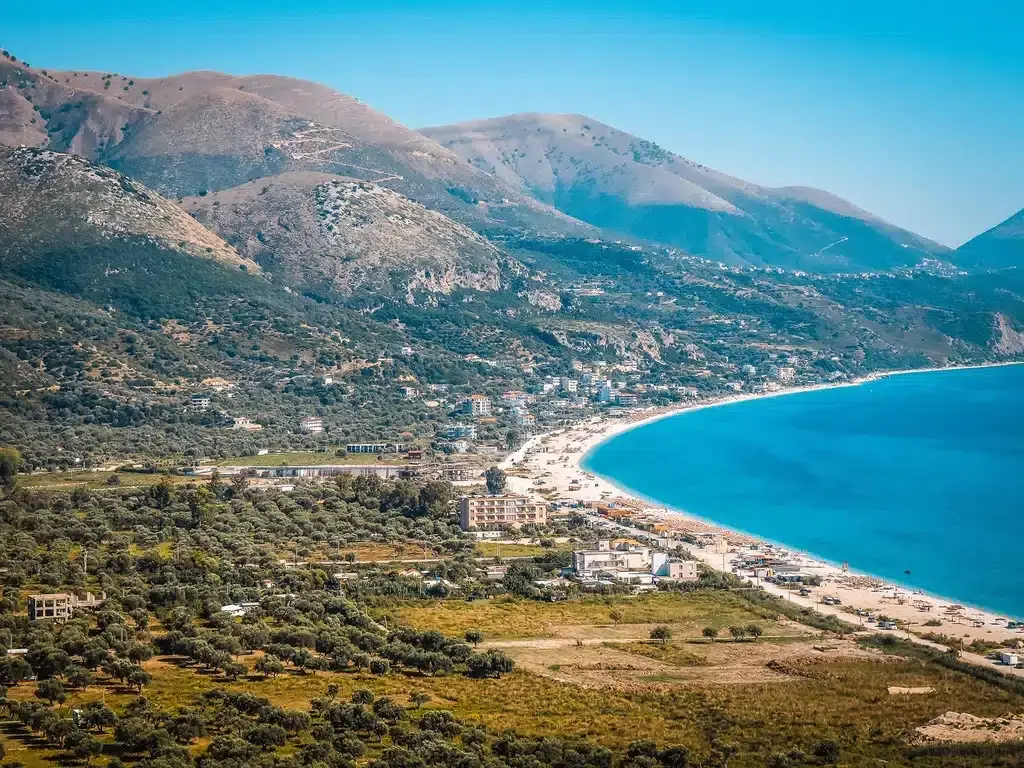 Invest in Albania: Seaview Land for Sale Just 70m from the Beach in Borsh