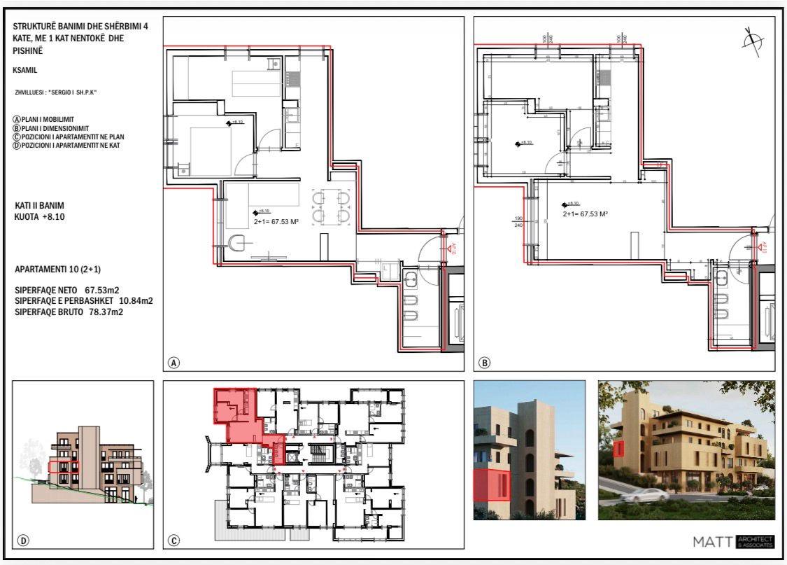 ZAYA Residence Ksamil – 2+1 Apartment for Sale with Private Pool Access