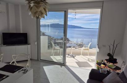 Sea View Apartment for Sale in Saranda – 2 Bedrooms, Furnished, Parking, New Building
