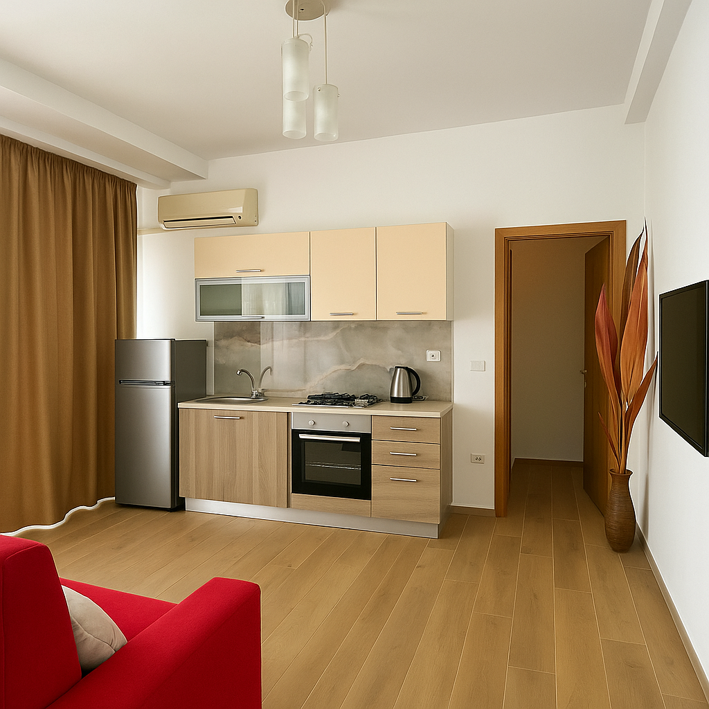 Investment Property in Saranda – 2-Bedroom First Floor Apartment with Terrace
