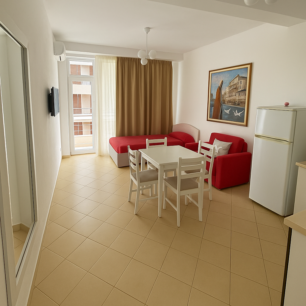 2-Bedroom Apartment for Sale in Saranda – 86m², Balcony with Partial Sea View, Quiet Area