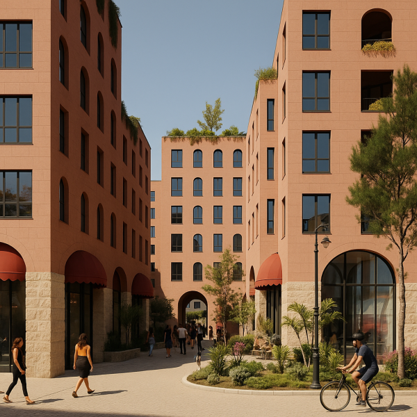 Apartament i Bollshëm 1+1 në Shitje në Sarandë – 91 m², Kati i 3-të, Ndriçim dhe Planimetri Moderne