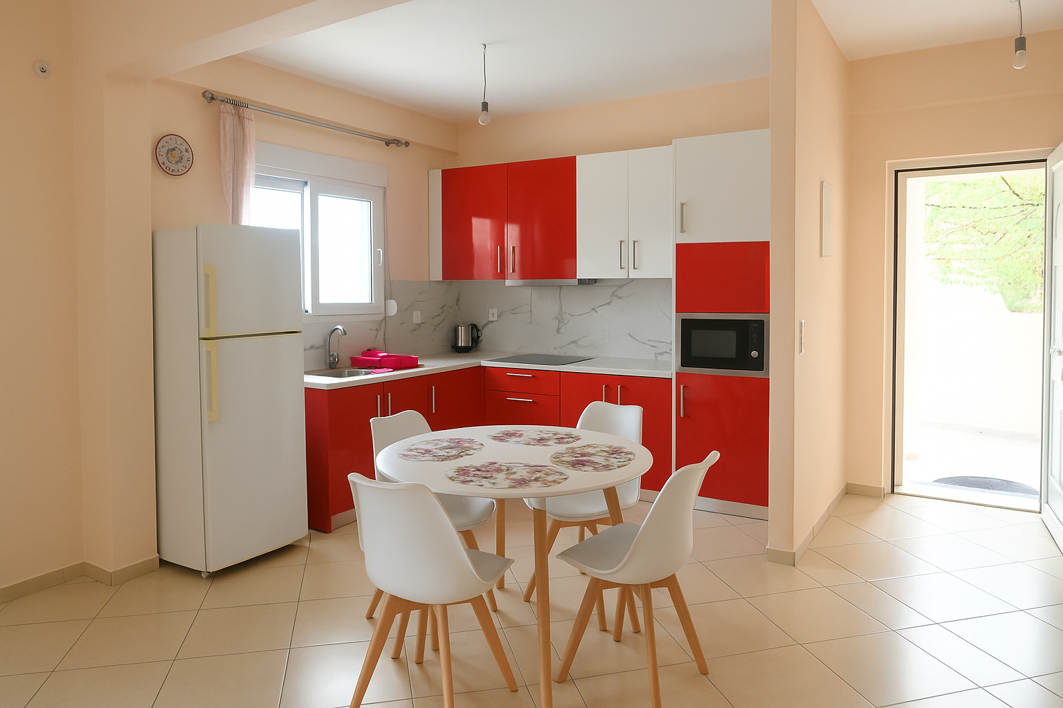 Willa na sprzedaż w Sarandzie z działką 1000 m² i prywatnym basenem – 2 sypialnie, możliwość rozbudowy, otoczona naturą