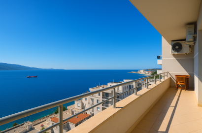 Penthouse for Sale in Saranda – 2+1 with Panoramic Sea View, 150.2 m²