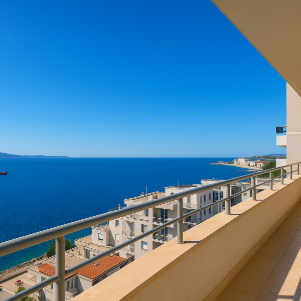 Penthouse for Sale in Saranda – 2+1 with Panoramic Sea View, 150.2 m²