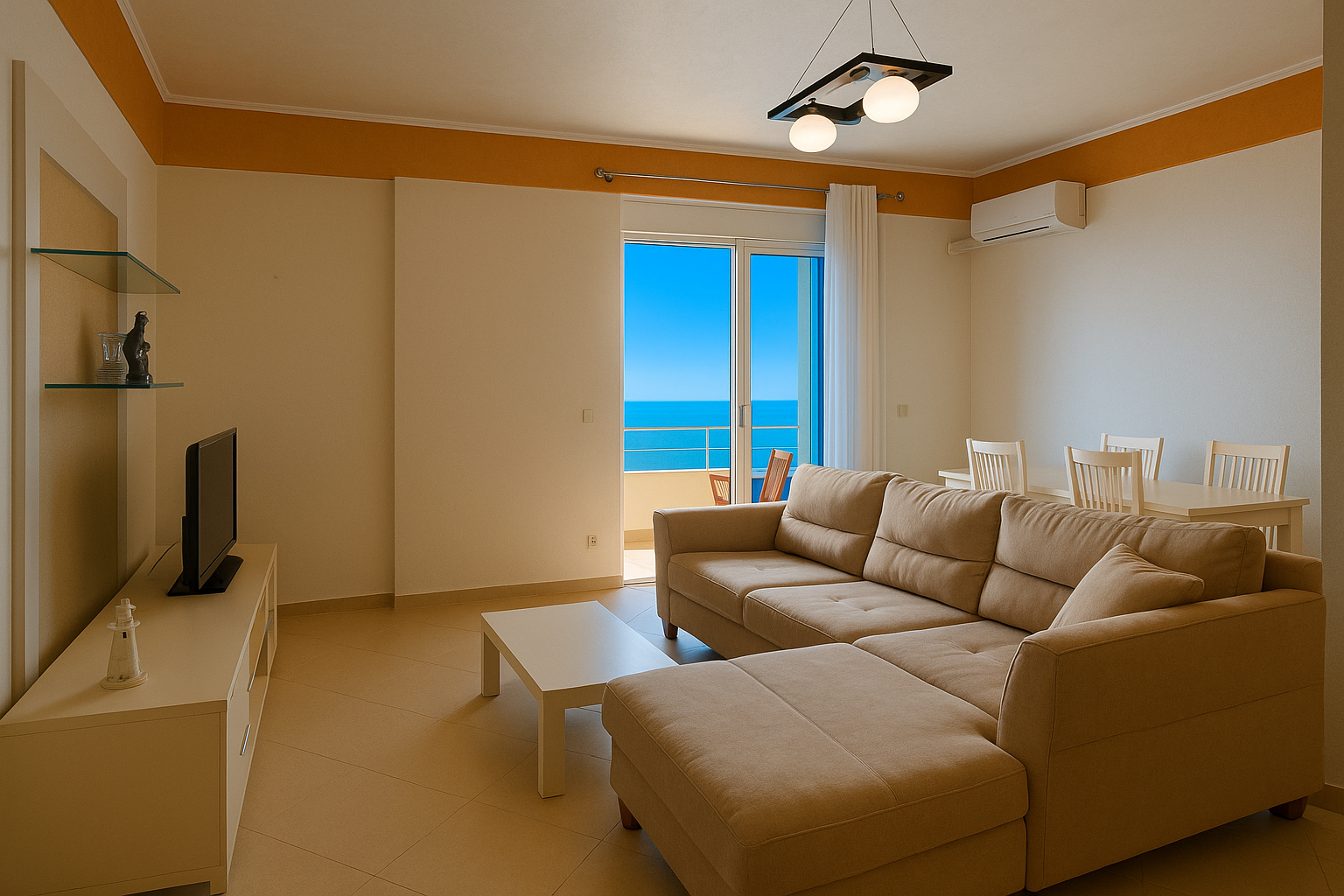 Penthouse for Sale in Saranda – 2+1 with Panoramic Sea View, 150.2 m²