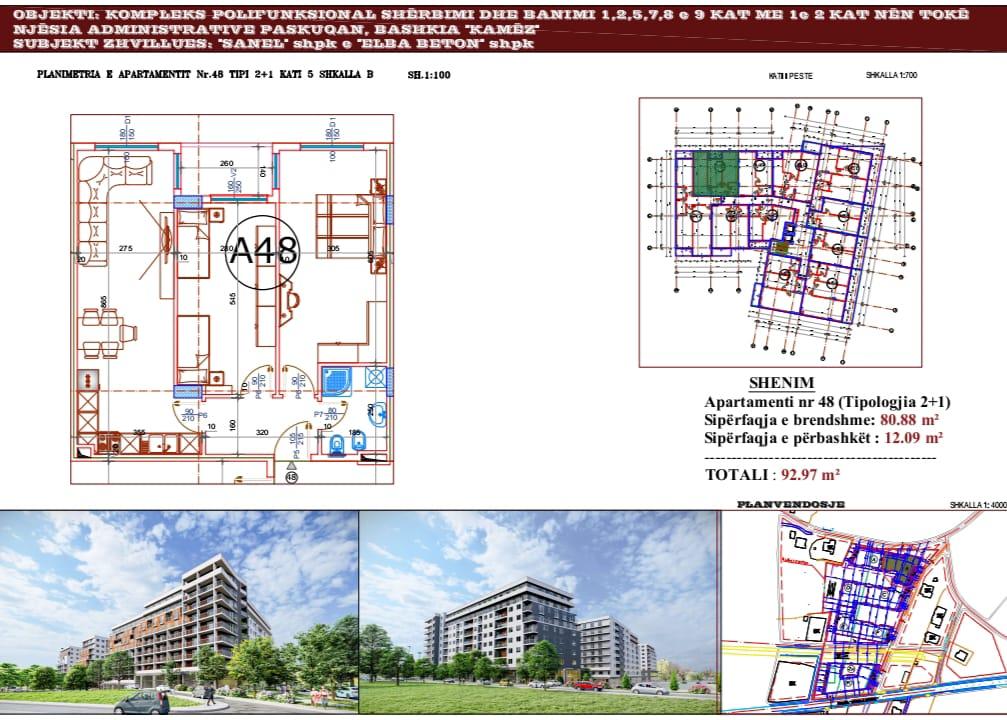 2-Bedroom Apartment for Sale in Paskuqan, Tirana