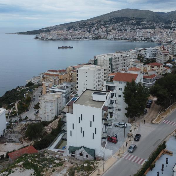 Luxury 2+2 Apartment with Sea View for Sale in Saranda – Pool, Beach Proximity, 100m²