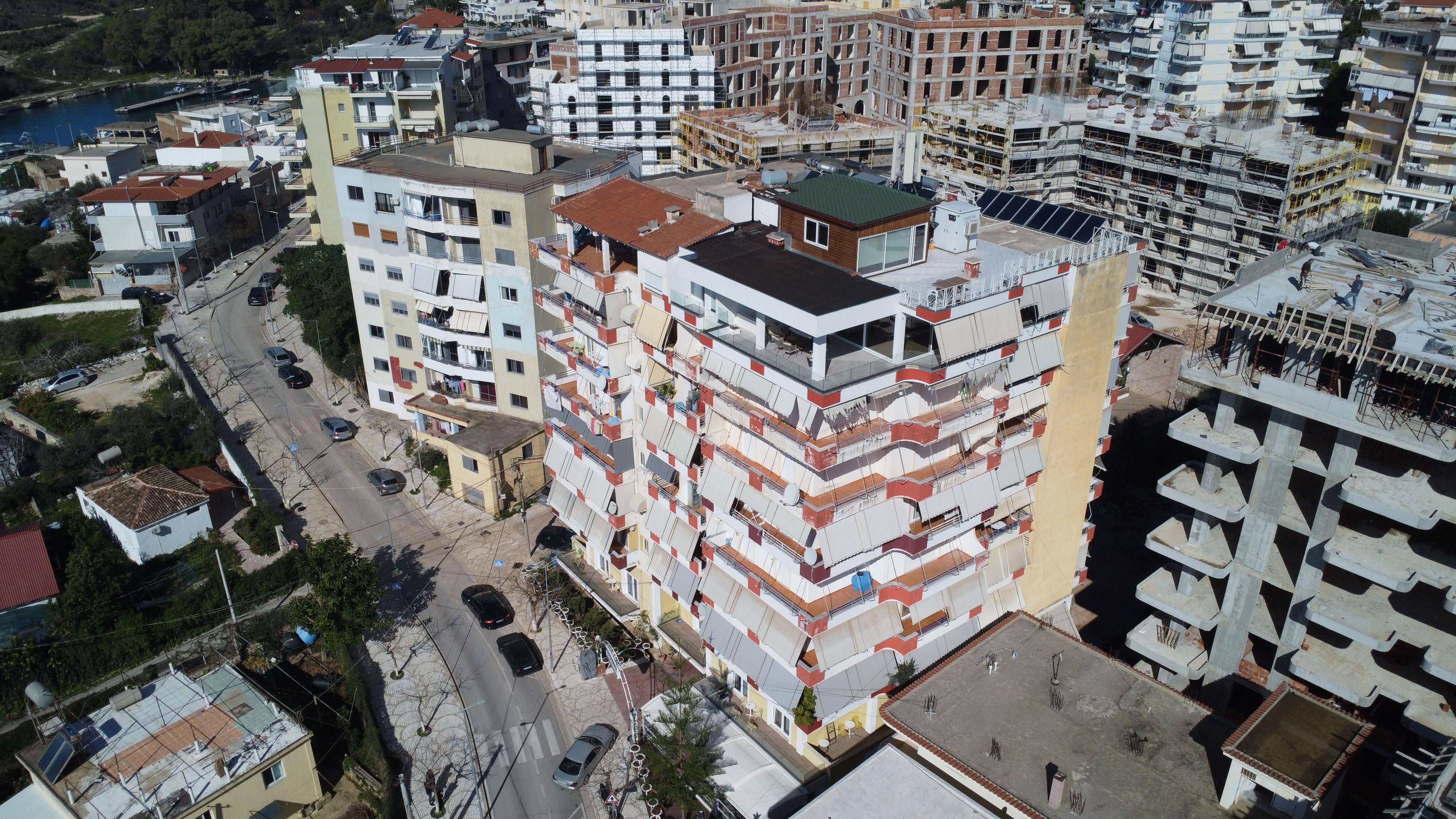 Accommodation Business Property for Sale in Saranda – Apartment Complex with Penthouse, Parking and Commercial Space