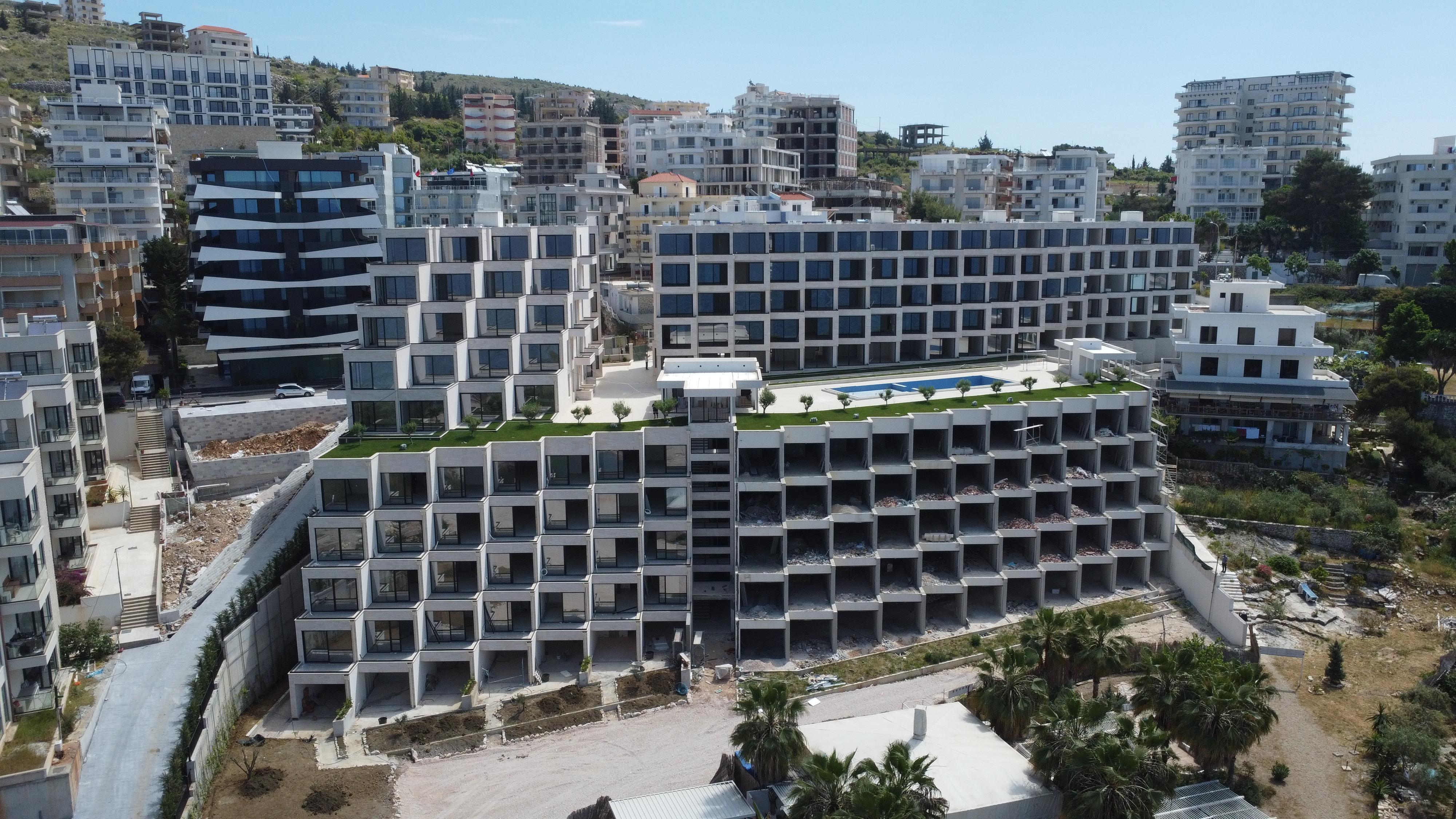 Seaview Property for Sale in Saranda , Albania – 2+1 Apartment at Ionian Bay Residence , First Line