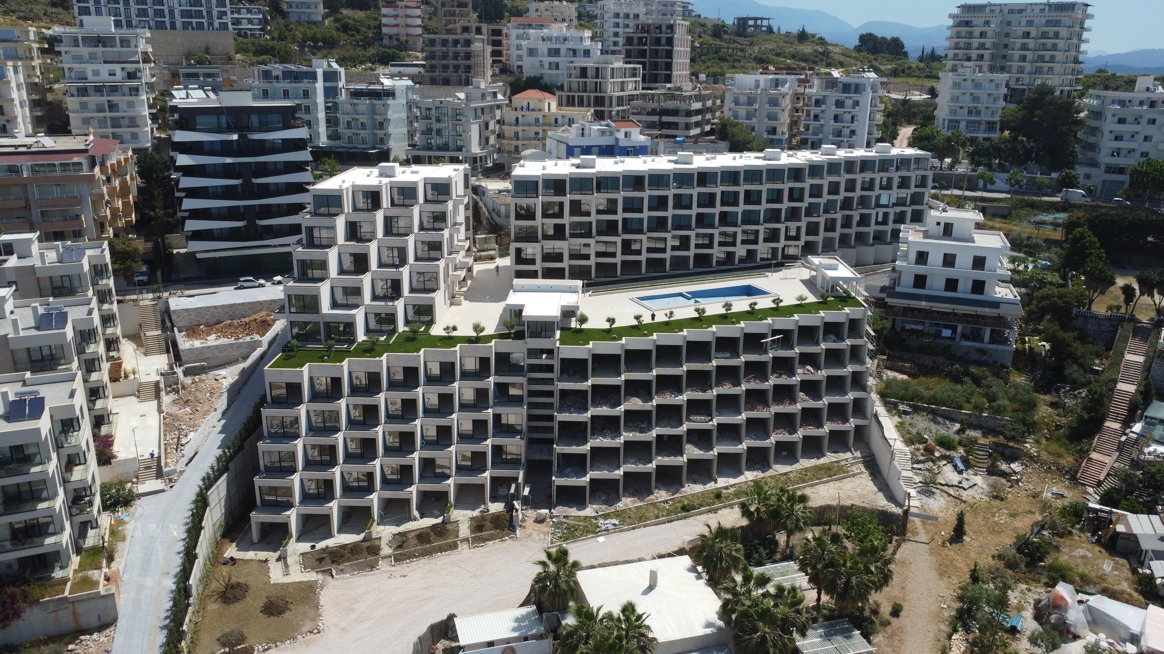 Seaview Property for Sale in Saranda , Albania – 2+1 Apartment at Ionian Bay Residence , First Line