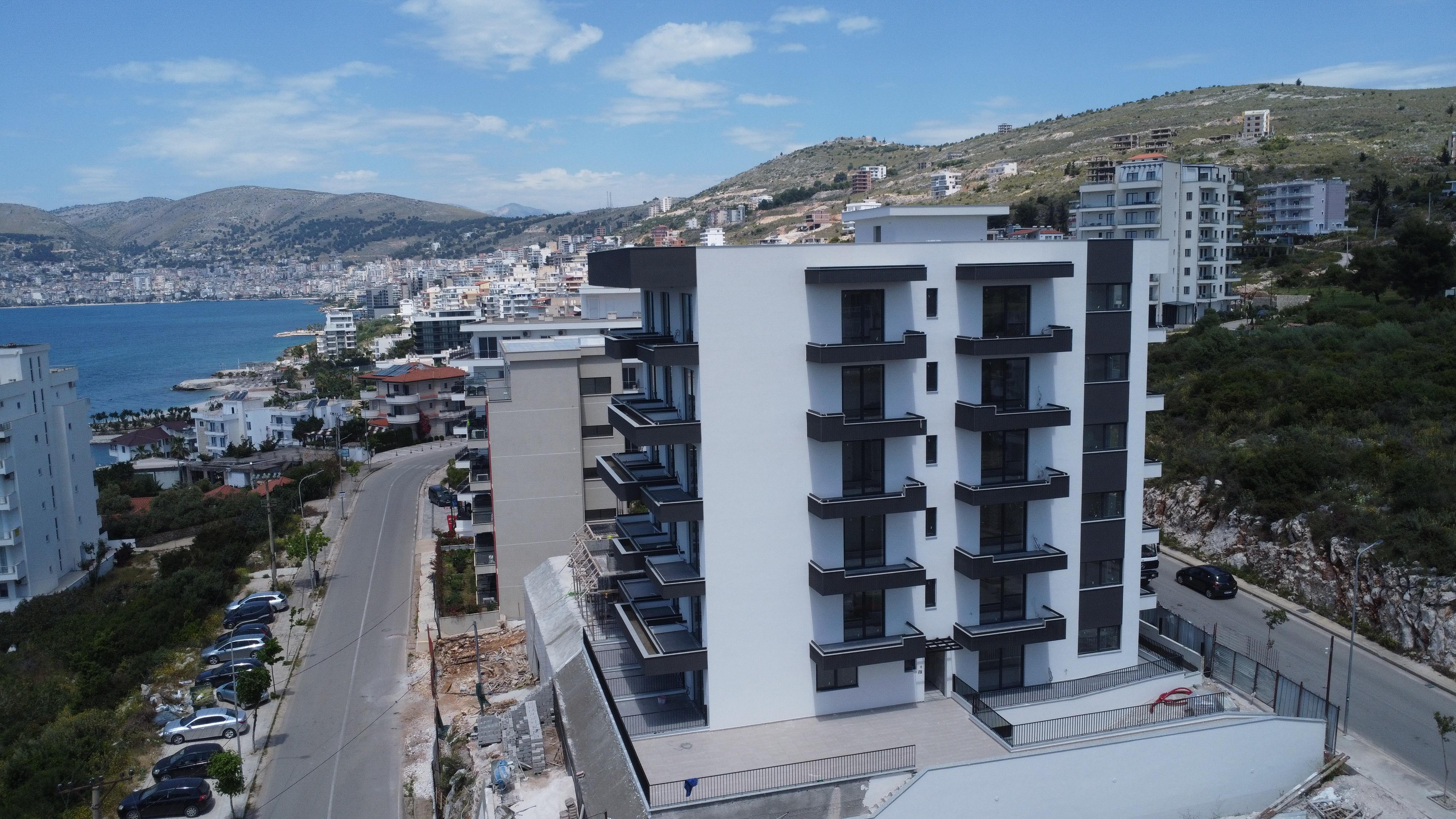 1+1 Seaview Apartment for Sale in Saranda – Butrinti Road Area
