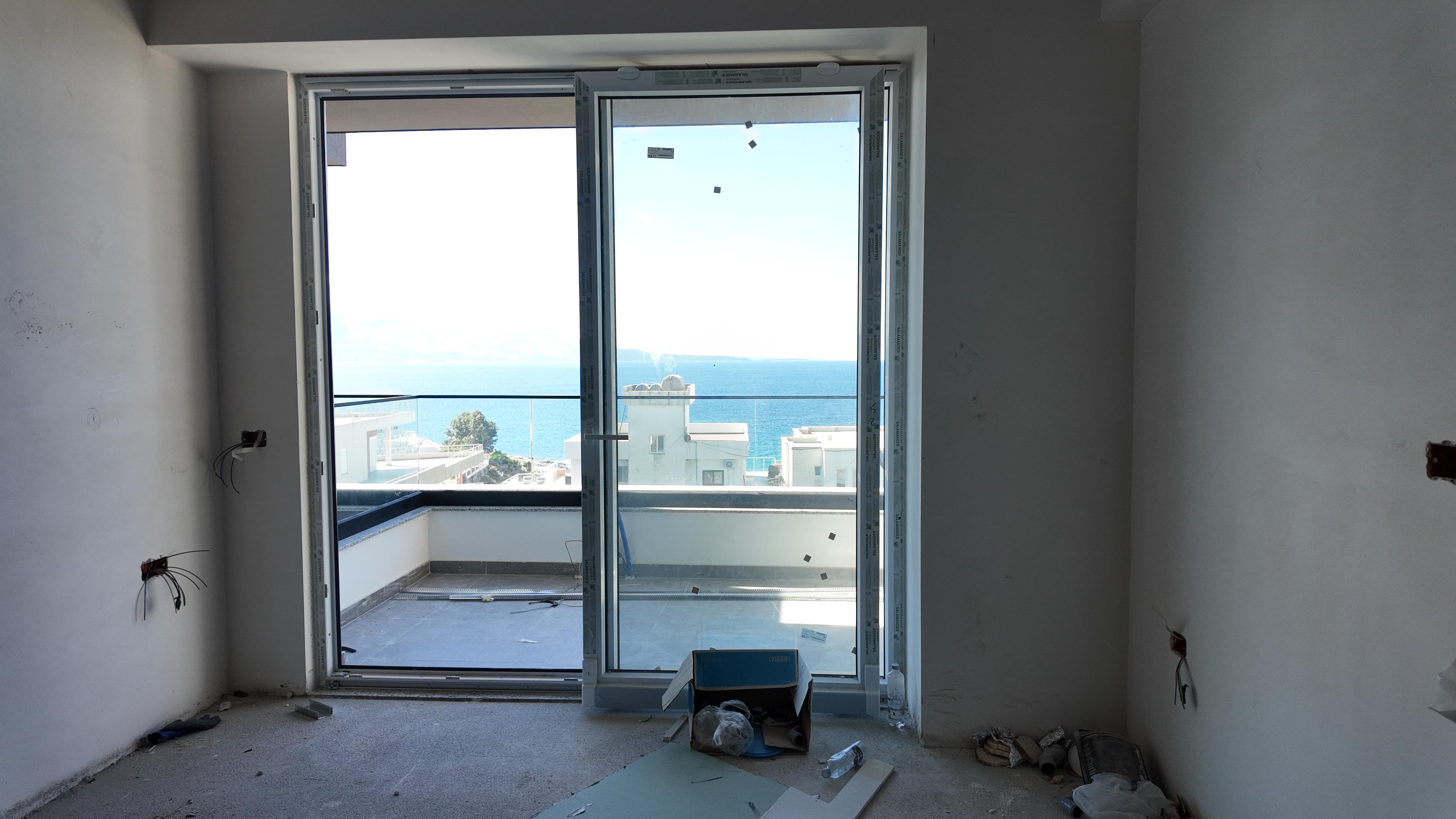 Sea View 2-Bedroom Apartment for Sale in Saranda – 109m², New Building, 100m from Beach,5th Floor