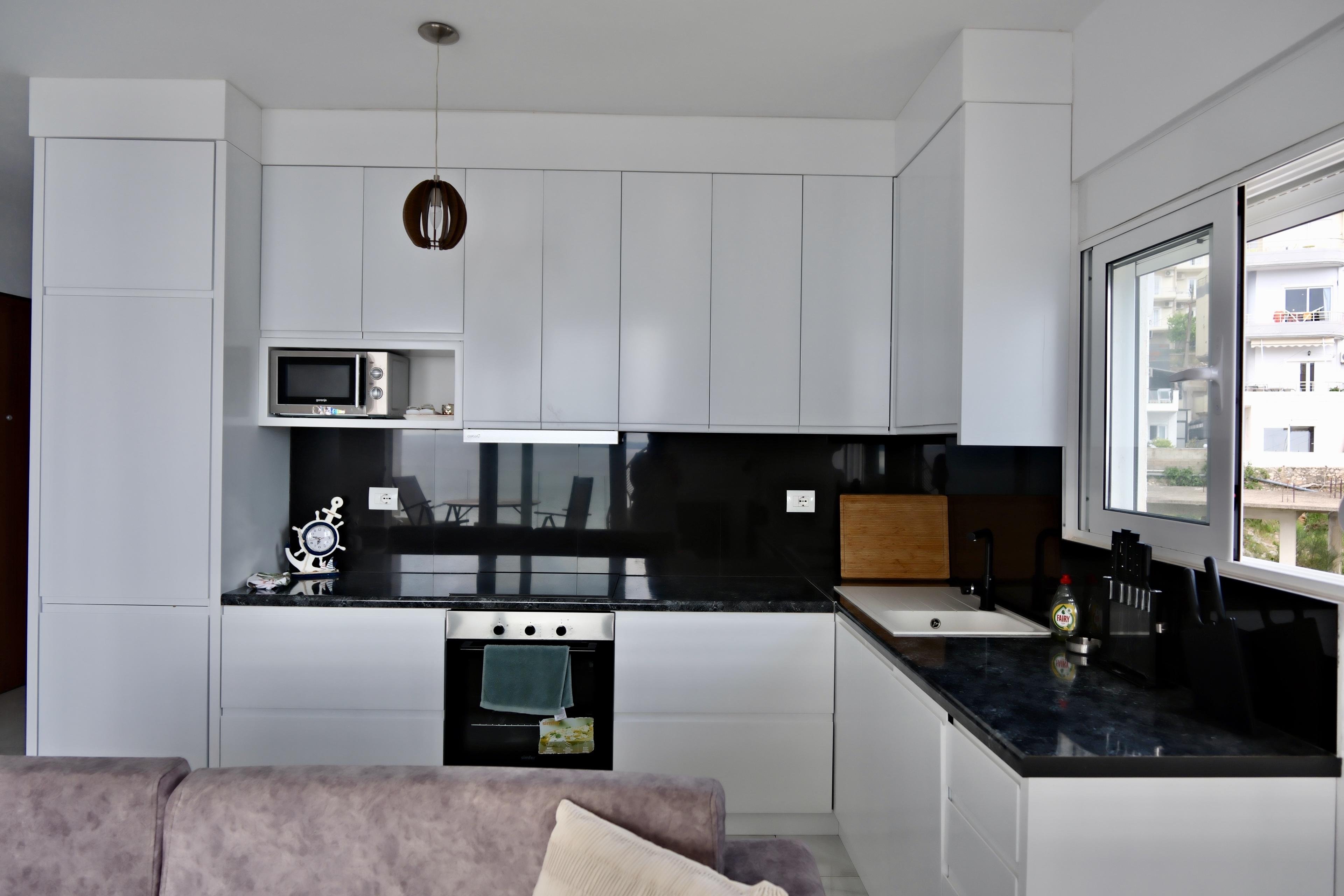 Sea View 2-Bedroom Apartment for Sale at White Residence 1, Saranda – Fully Furnished with Panoramic Views