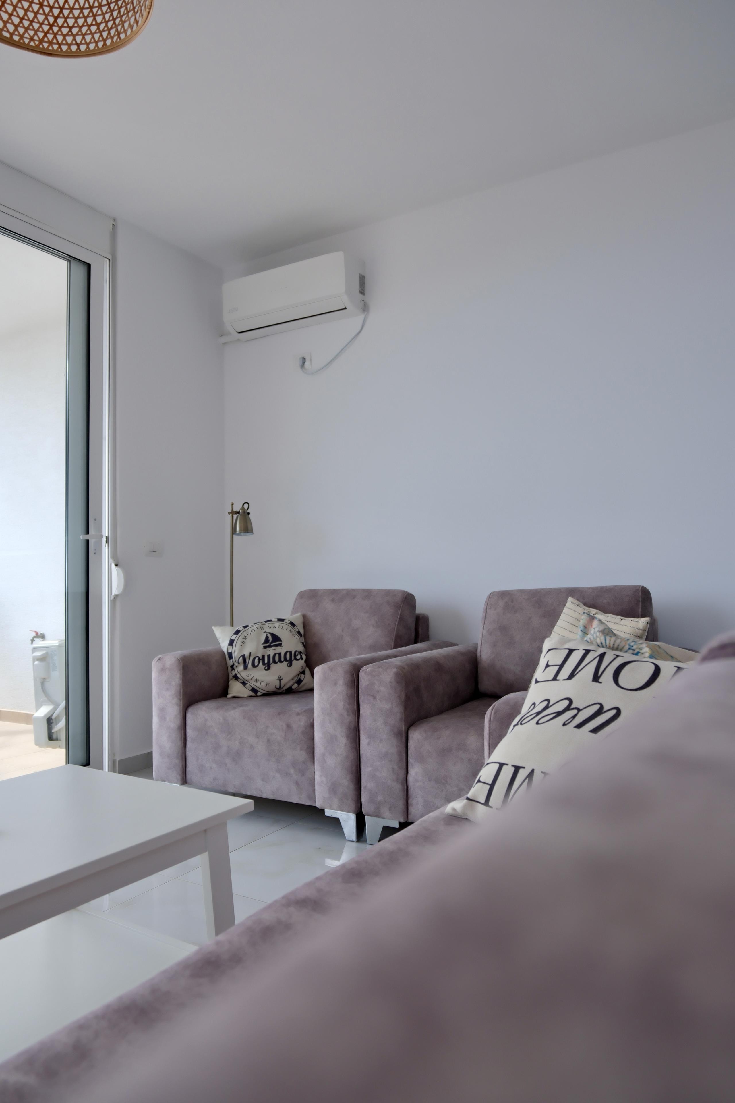 Sea View 2-Bedroom Apartment for Sale at White Residence 1, Saranda – Fully Furnished with Panoramic Views