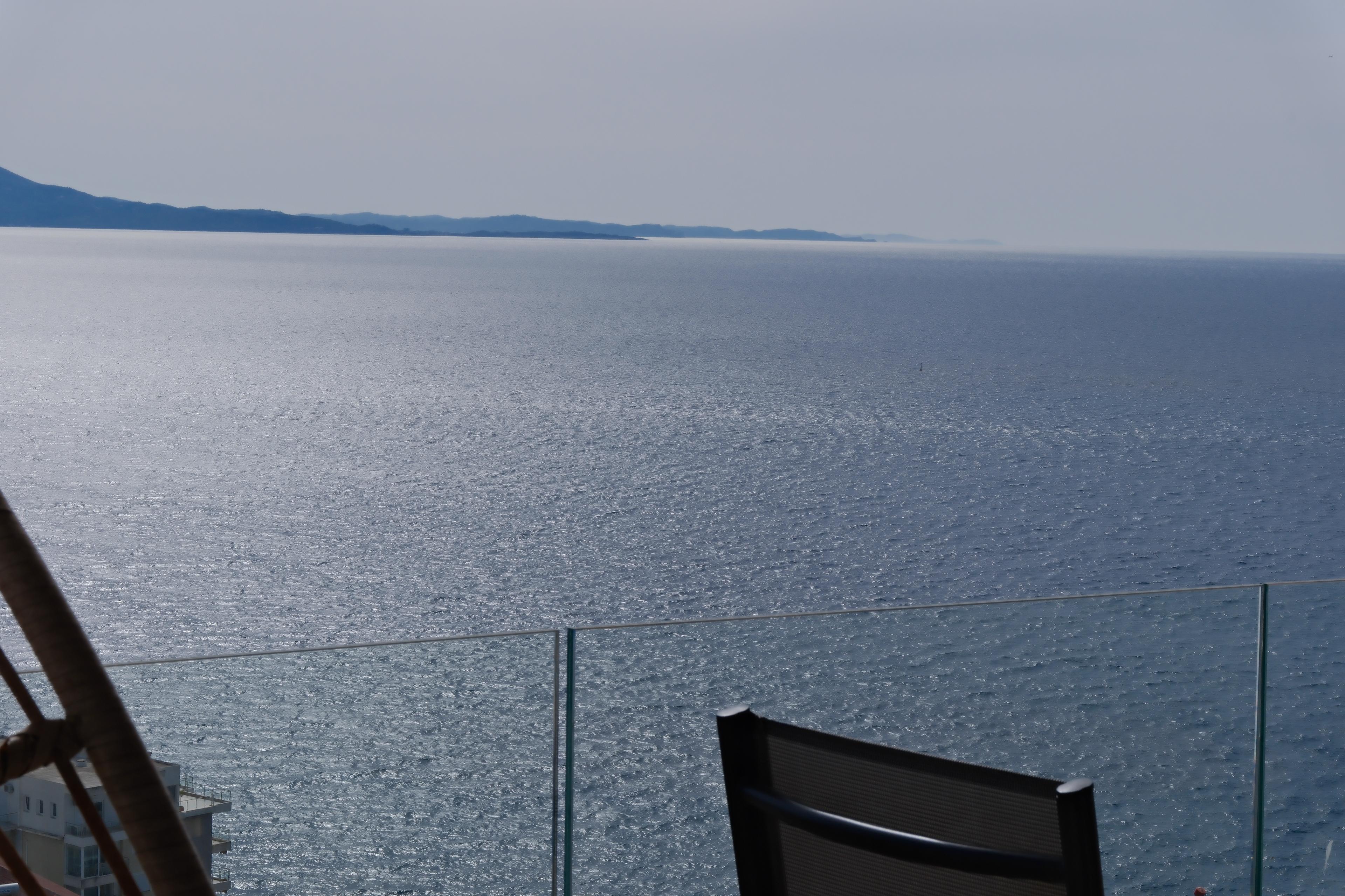 Sea View 2-Bedroom Apartment for Sale at White Residence 1, Saranda – Fully Furnished with Panoramic Views