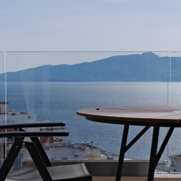 Sea View 2-Bedroom Apartment for Sale at White Residence 1, Saranda – Fully Furnished with Panoramic Views