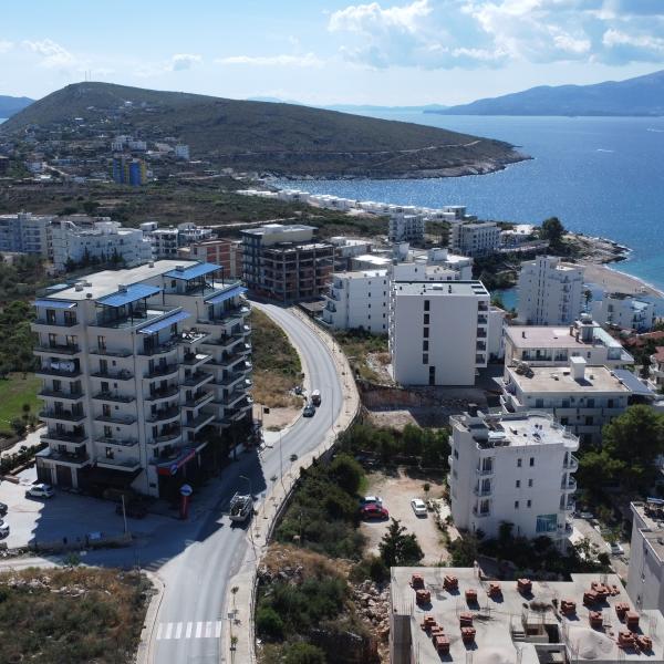 Apartament z 1 sypialnią, widokiem na morze i dużym balkonem – ulica Panorama, Saranda