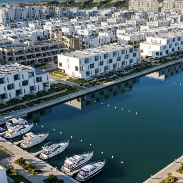 Villa for Sale at Turquoise Marina – Gjiri i Lalzit | Luxury Villa with Garden & Private Yard