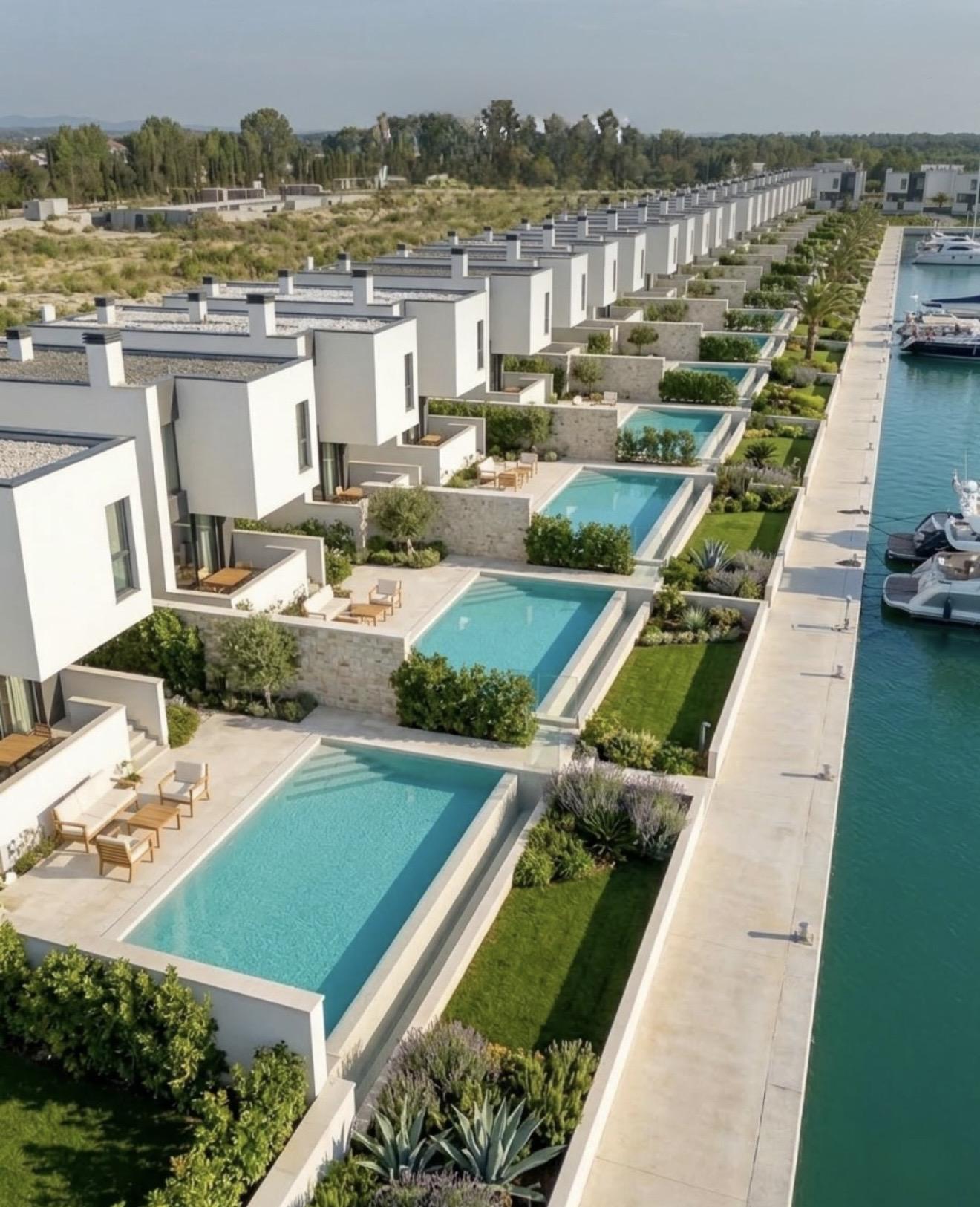 Villa for Sale at Turquoise Marina – Gjiri i Lalzit | 121 m² Private Villa with Garden in Luxury Complex