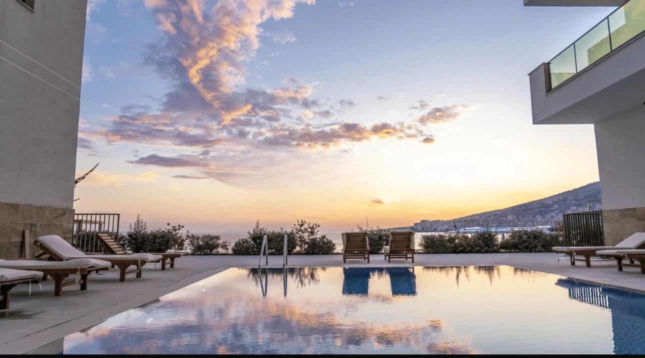 Luxury Sea View Penthouse for Sale in Saranda , South Albania – 203 m², 3 Bedrooms, Terrace, Private Beach Access
