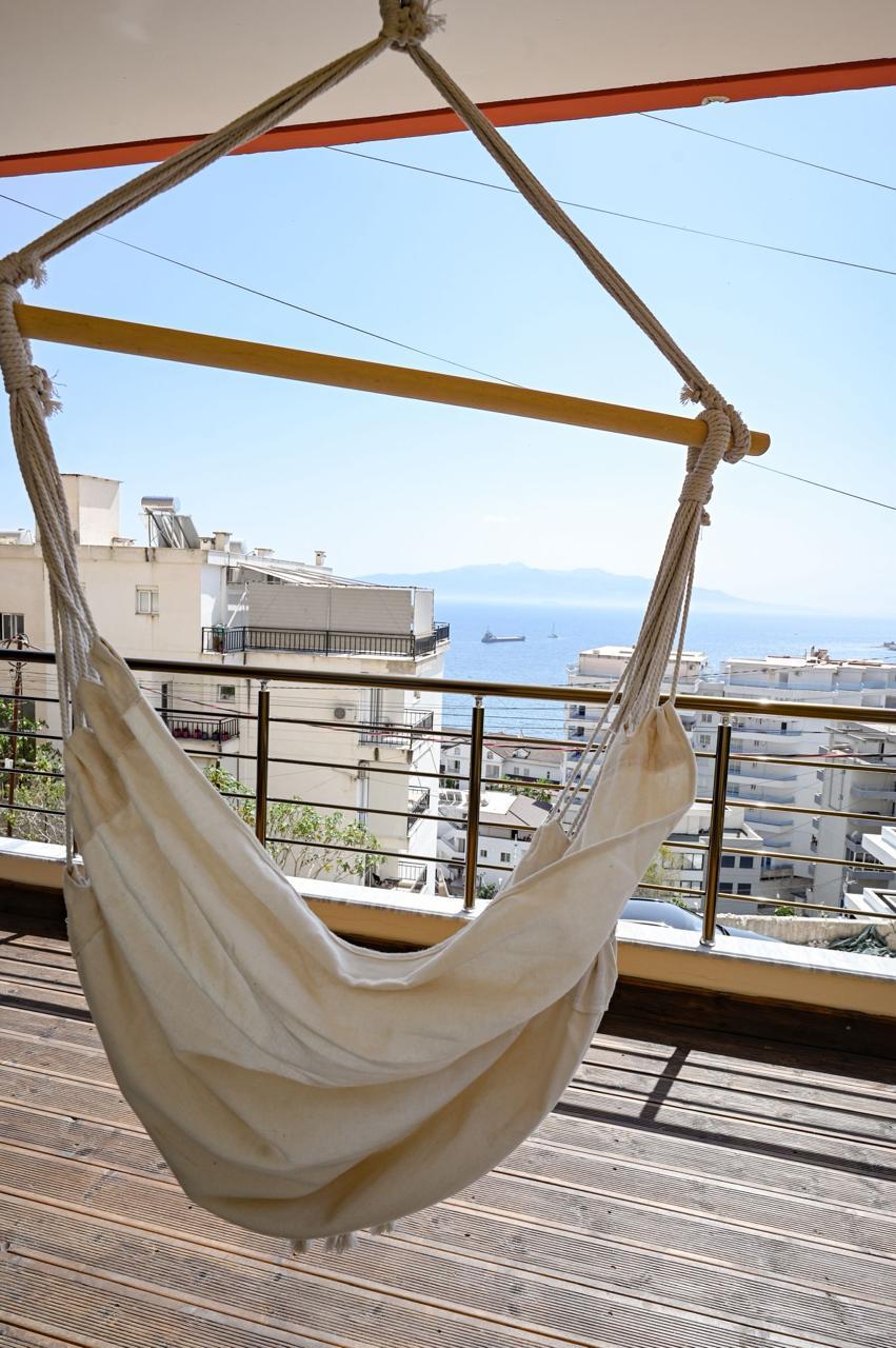 Spacious 3-Bedroom Apartment with Sea View in Saranda – Fully Renovated and Furnished