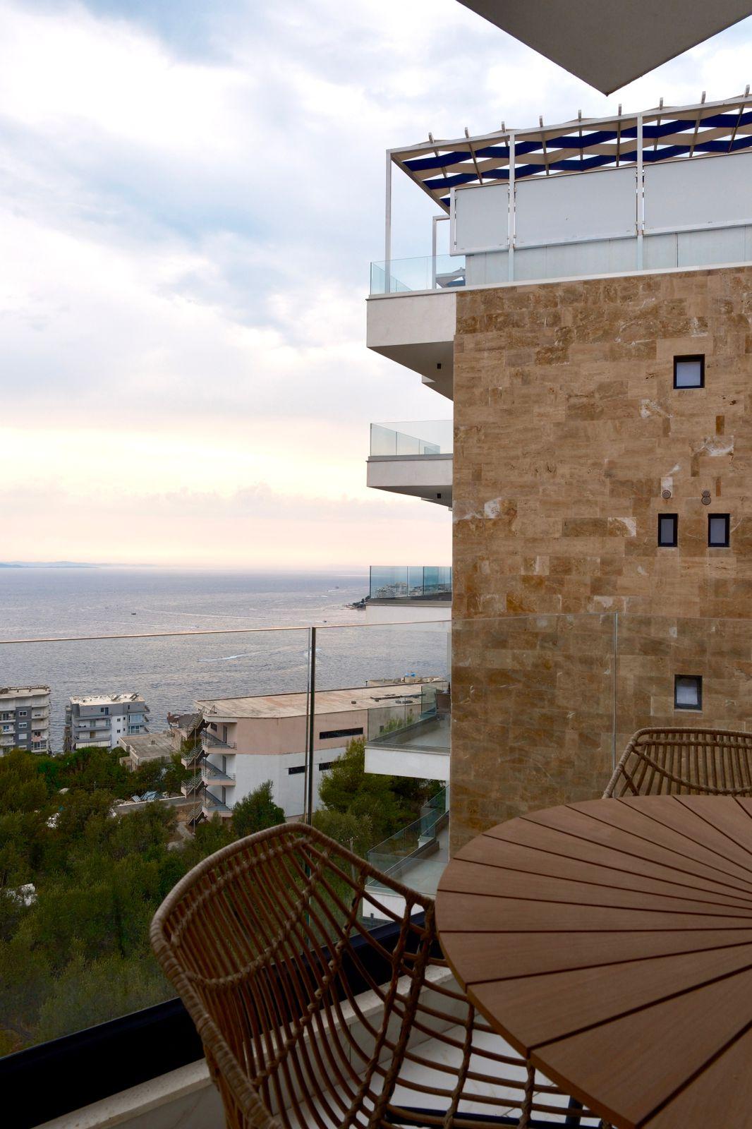 Seaview 2-Bedroom, 2-Bathroom Apartment for Sale in Saranda – Skënderbeu Street, Fully Furnished