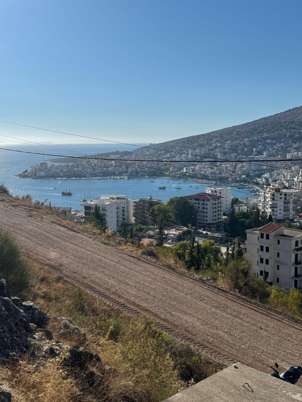 Land with Sea View for Sale in Saranda – 323 m² with Ownership Certificate
