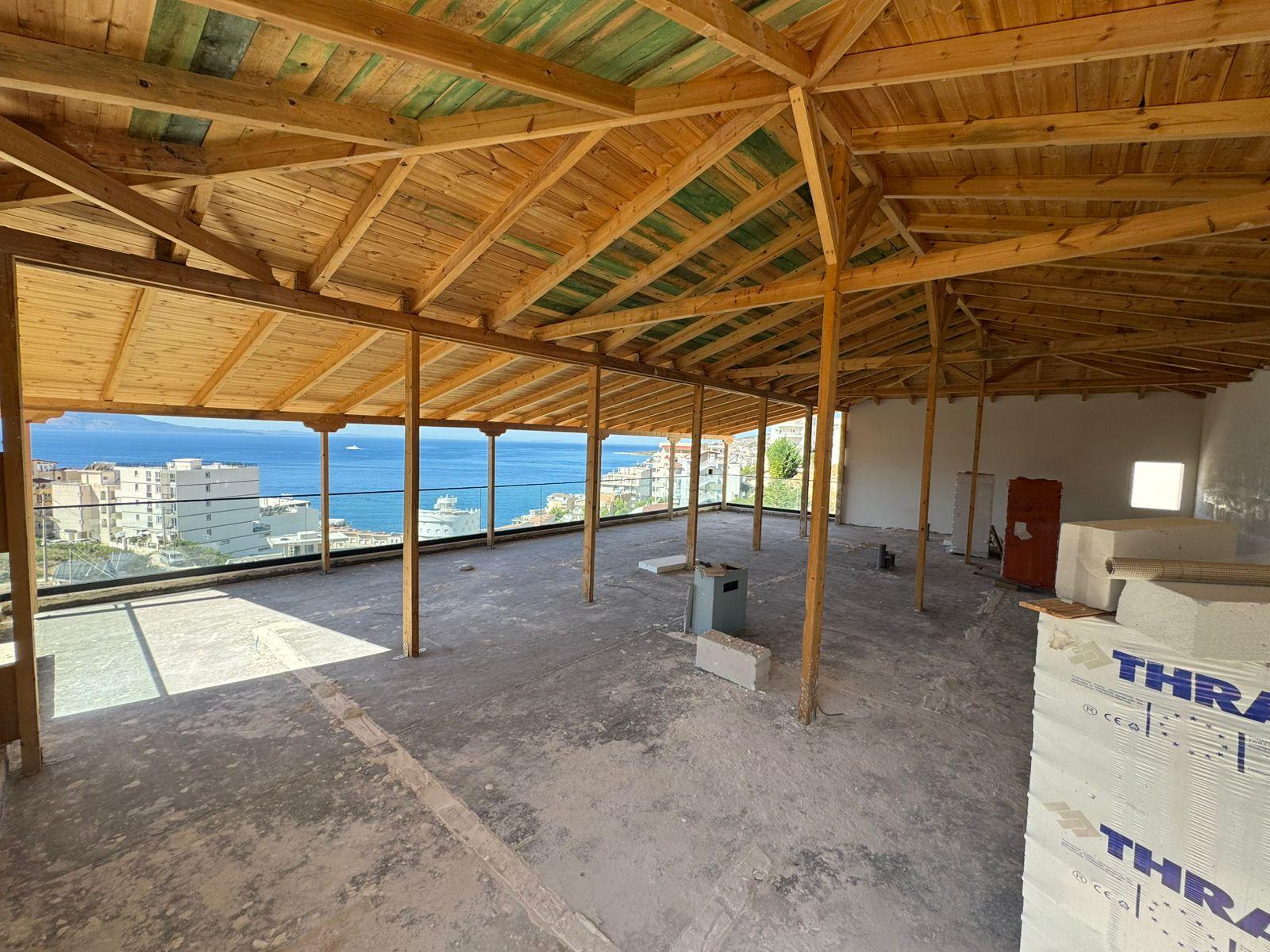 Seaview Penthouse for Sale in Saranda - Panorama Street, Steps from the Sea