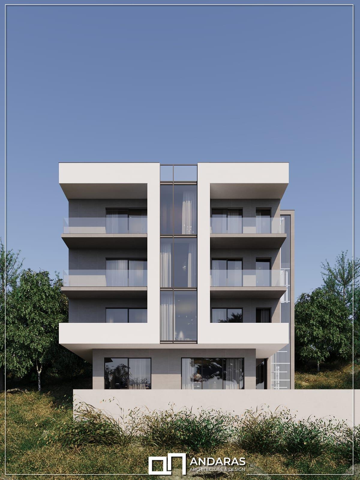 Seaview 1+1 Apartment for Sale in Saranda – New Build, Second Floor with Elevator