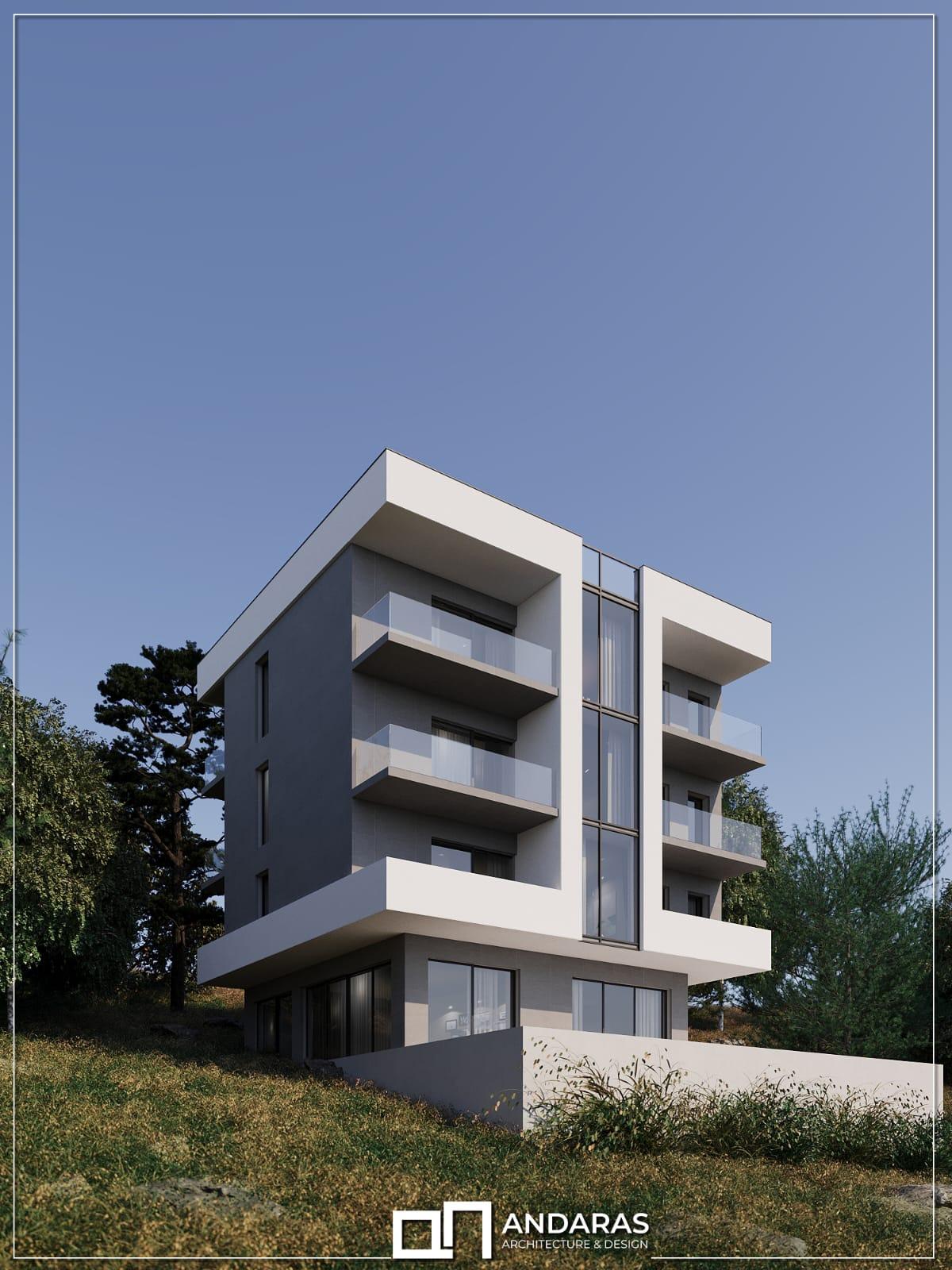 Seaview 1+1 Apartment for Sale in Saranda – New Build, Second Floor with Elevator