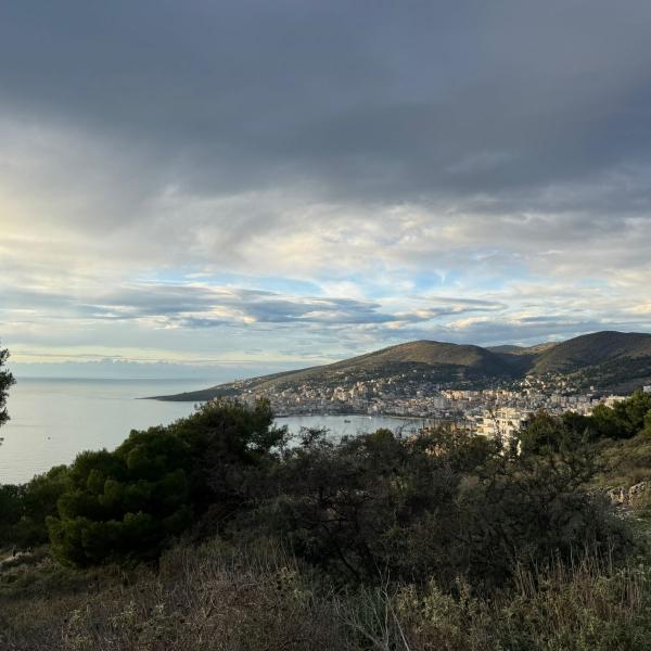 Coastal 3-Floor Building for Sale in Saranda – Positioned Above Panorama Road with Full Sea Views