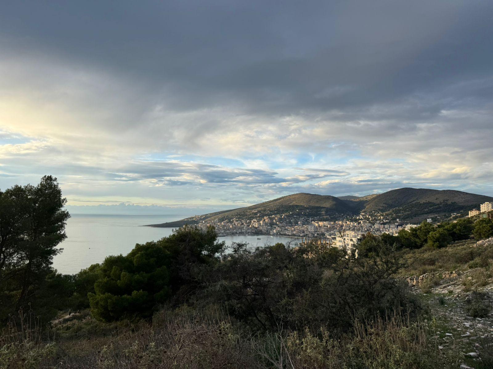 Coastal 3-Floor Building for Sale in Saranda – Positioned Above Panorama Road with Full Sea Views