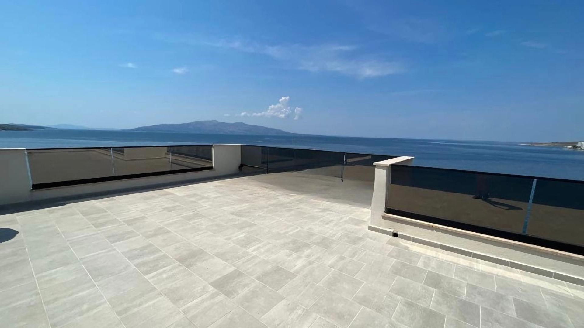 Luxury Sea View Penthouse for Sale in Saranda , South Albania – 203 m², 3 Bedrooms, Terrace, Private Beach Access